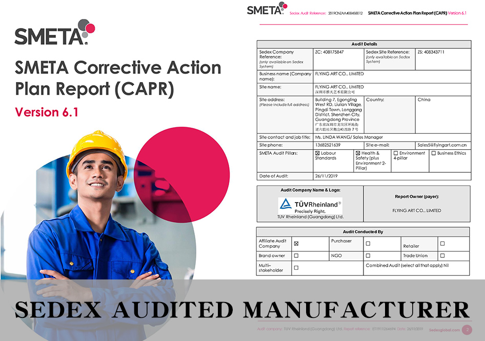 SEDEX AUDITED MANUFACTURER